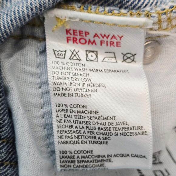 BDG Urban Outfitters Jessye Button Up Boheimian Two Tone Women's Jeans 28 - Picture 7 of 7